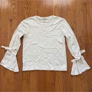 J. Crew Factory Bell Sleeve Bow Sweater